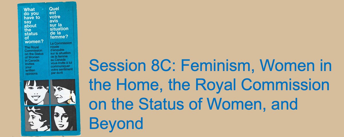 Coming up at 3 PM today: Panels on The North, Canada's International Relations, &amp; Feminism, Women in the Home and the Royal Commission on the Status of Women.
To register, please email BetweenPostwar@gmail.com