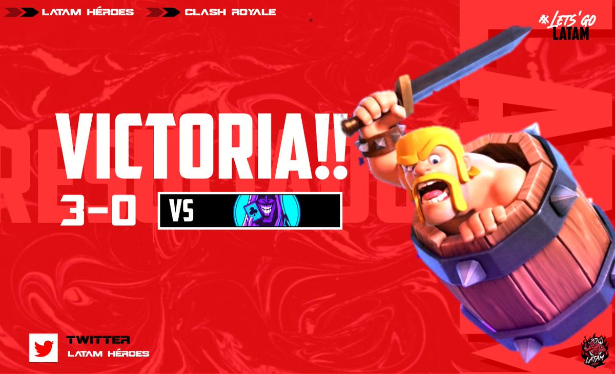heroes_latam's tweet photo. #VICTORIA X1!!
Demostramos superioridad ganando el partido y avanzamos a cuartos de final 🔥

🏆 @JJCup_
🆚 @In_DHouse
🗣️ @15lDiego
🗣️ @EAceveo
👤 @DMariscal2002 [4-1] 🥇

Players: 
👤 @AdriVO123 
👤 @Marco839687974
👤 @TSLucas16

#LetsgoLatam 🔥 https://t.co/leEzBFj4yN