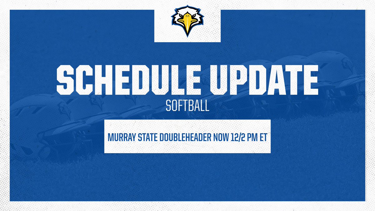 MSUEagles's tweet photo. UPDATE: Due to incoming weather, this afternoon's @MSUEaglesSB doubleheader at Murray State has been moved up to 12 & 2 pm ET.
๐๏ธ: https://t.co/XanDelPpV0
#BOWME | #EaglesAlwaysSoar https://t.co/yEjdrmWKVR