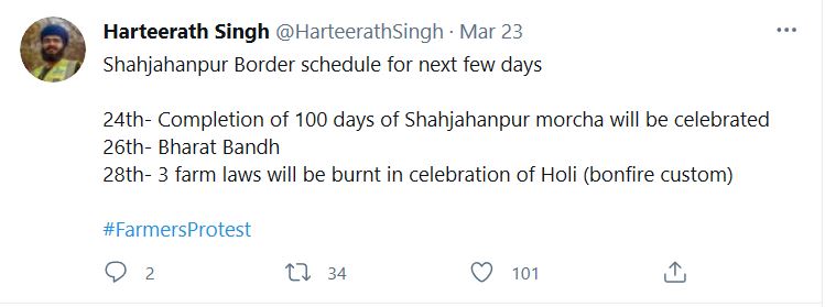 This shameless man is a Hindu Hater. Mocking our festival Holi. Calling Hola-Mohalla greater than Holi and mocking us for playing with colors
