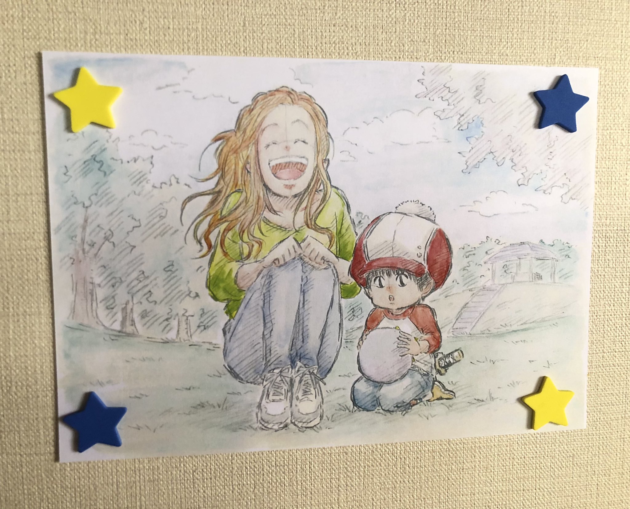 オシドラ公式 ザ ハイスクールヒーローズ 7 31スタート 第3話ご覧いただき ありがとうございました 写真が苦手な コタロー に 狩野 どのから素敵なイラスト なんと 津村マミ 先生が描いてくださいました ありがとうございます 引き続き