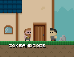 cokeandcode's tweet photo. It's funny the people you meet #gamedev #indiegame #networkgame #onlinegame #pixelart #art #rpg https://t.co/8lyEzyEjHu