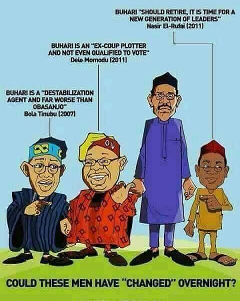 This was the advert PDP ran against us for supporting MUHAMMADU BUHARI in 2015... Very valid today...