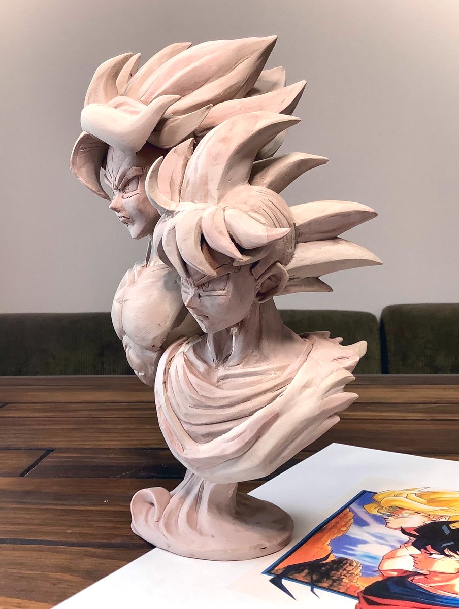 H Y O フィギュア原型師 Db大好きアカウント S Tweet 悟空の日 練習で作ってた悟空のデカ胸像 仕事優先のため仕上がりませんでした また一年後を狙って進められればと思います 悟空の日21 孫家週間 Dragonball ドラゴンボール Trendsmap