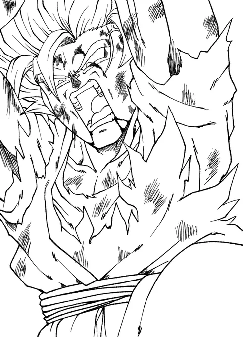 線画ですー‼︎お時間ある方いたらぜひ🥺 