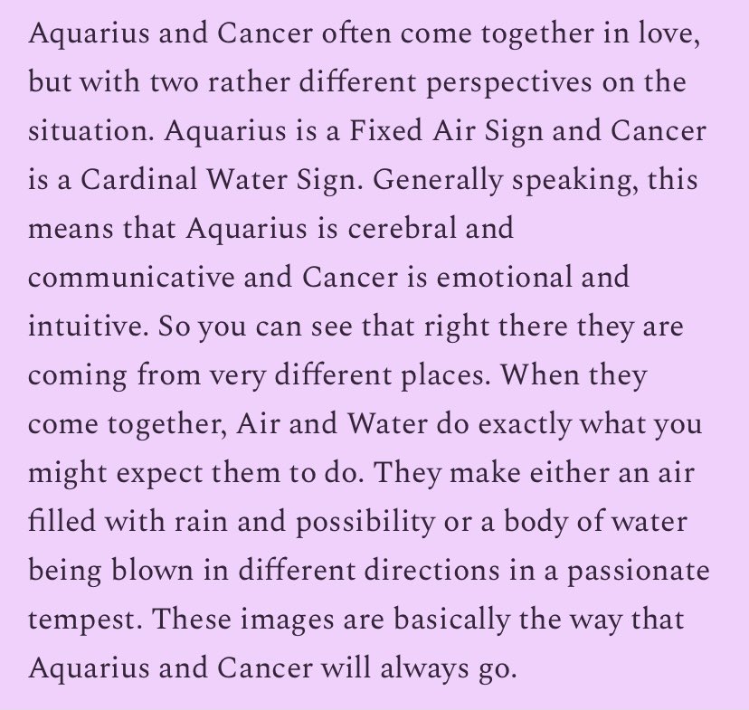 Aquarius & Cancer https://astropoets.substack.com/p/aquarius-and-cancer