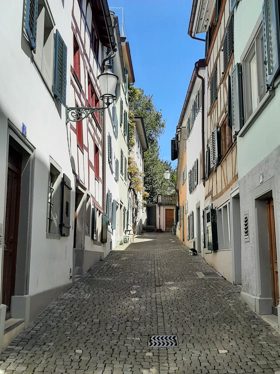 One thing I always like about Switzerland: you can see the Swiss national and cantonal flags everywhere in city centres! They know how to take care of public spaces and streets and how to brighten them up in this country.