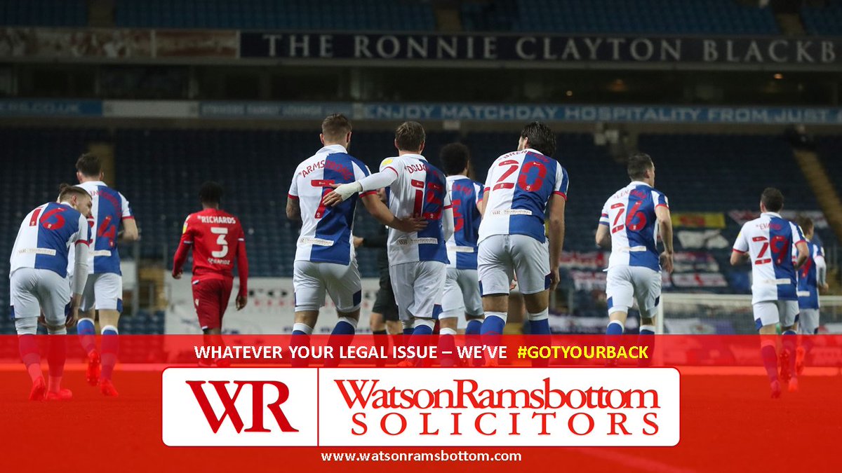Finish well today <a href="/Rovers/">Blackburn Rovers</a>    #GotYourBack