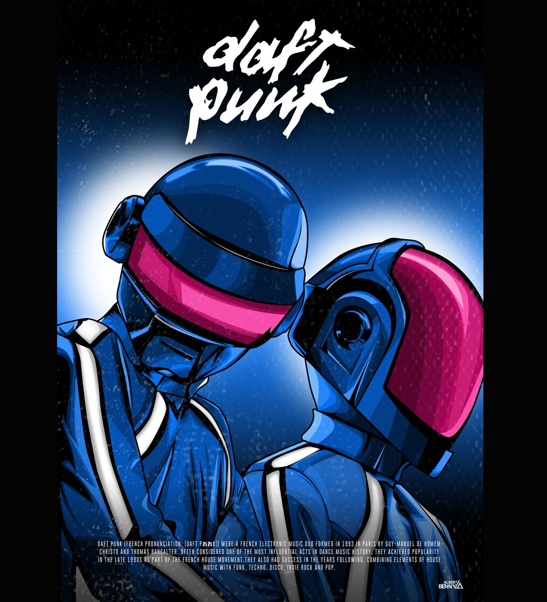 Albertbennyy's tweet photo. Daftpunk
@daftpunk 

Vector Poster Design
@albertbennydesigns 

#daftpunk #daftpunkhelmet #daftpunkforever #daftpunkfans #daftpunklovers #daftpunkmusic #daftpunk2021 #daftpunkonemoretime #daftpunkpopup #vectorillustration #vectors #vectorsdesign #albertbennydesigns https://t.co/uHFhPPJfFz