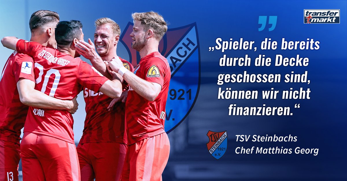 Transfermarkt's tweet photo. Matthias #Georg, Geschäftsführer des #TSVSteinbach, spricht im #TMInterview u.a. über die Entwicklung des Vereins, die Corona-Pandemie und ihre Folgen sowie die Frage, inwieweit die Vereine mit Blick auf Zuschauer umdenken müssen.
👉 https://t.co/ZzalqZlekK https://t.co/HiVL1FRIyL