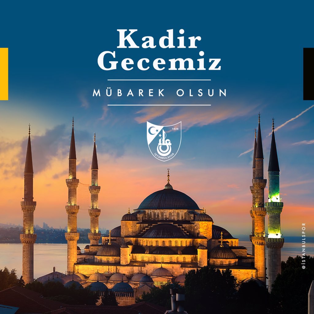 Kadir Gecemiz Mübarek Olsun

#istanbulspor