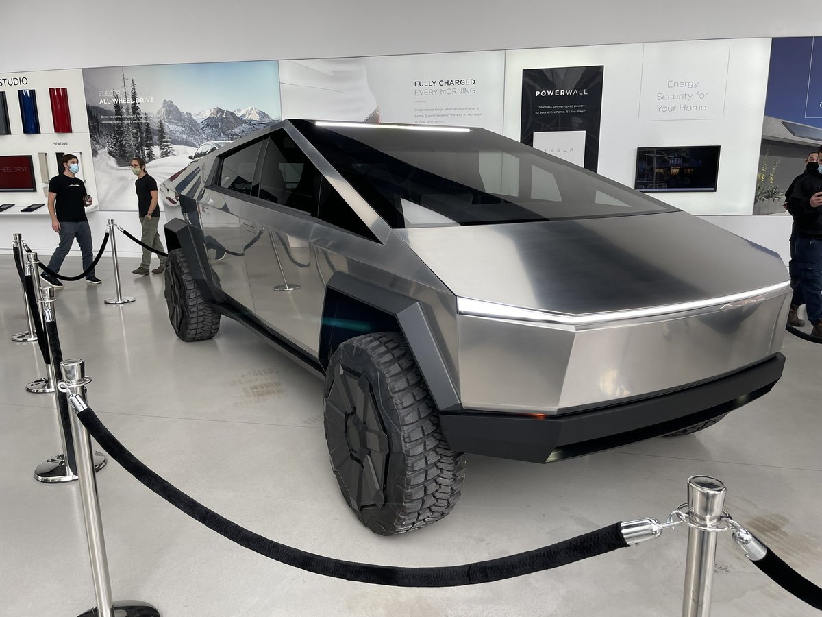 TheTeslaLife's tweet photo. Elon Musk confirms the #Cybertruck will be on display at the #Tesla store at 860 Washington Street, Manhattan until Sunday https://t.co/GuKQtU4Y7t https://t.co/6fQePKGHV5