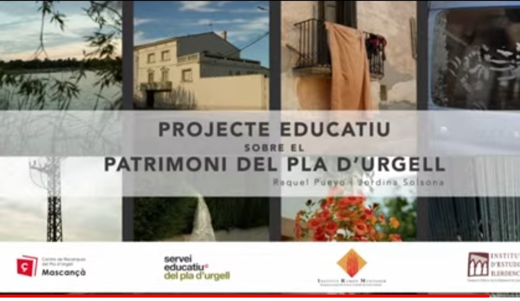 iramunt's tweet photo. Seguim amb més projectes, Raquel Pueyo i Jordina Solsona, ens presenten
"Projecte educatiu sobre el patrimoni cultural de la comarca del Pla d'Urgell (Fase II)" (Centre de Recerques del Pla d'Urgell)

#Recercat2021 https://t.co/Yox28qqCZe