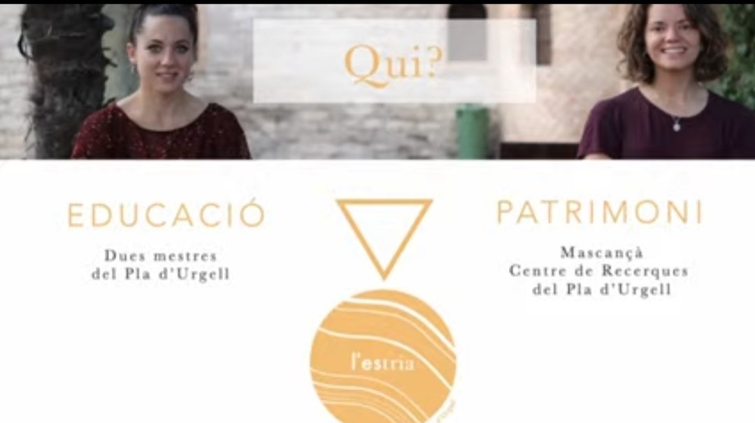 iramunt's tweet photo. Seguim amb més projectes, Raquel Pueyo i Jordina Solsona, ens presenten
"Projecte educatiu sobre el patrimoni cultural de la comarca del Pla d'Urgell (Fase II)" (Centre de Recerques del Pla d'Urgell)

#Recercat2021 https://t.co/Yox28qqCZe