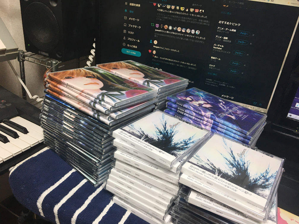 CD通販のサイン入れ今日の分