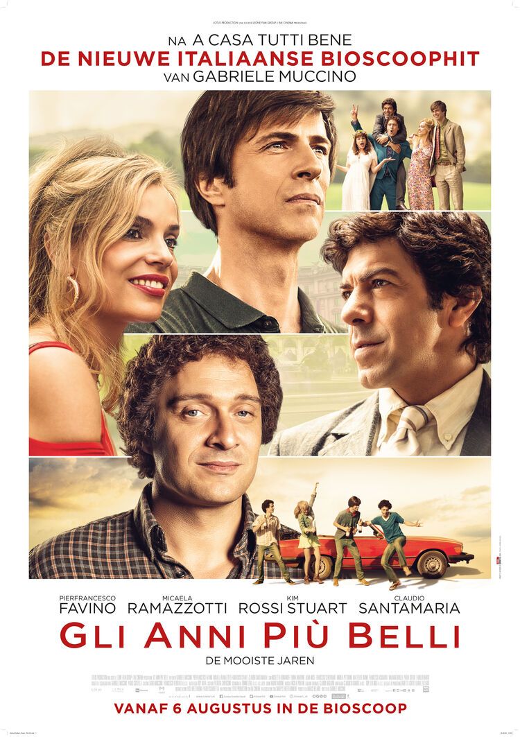 𝐏𝐈𝐂𝐋 ❤ 𝐈𝐓𝐀𝐋𝐈𝐀
De Italiaanse bioscoophit GLI ANNI PIÙ BELLI mag je niet missen!

We volgen vier Italiaanse vrienden gedurende een periode van veertig jaar. Ze delen alles samen: liefde, succes en tegenslagen met Italië als decor.

picl.nl/films/gli-anni…
