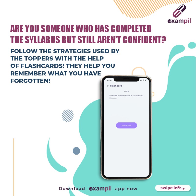 myexampil's tweet photo. FlashCards:
1) Revise like a topper with basic questions that help you cover the entire syllabus.
2) 10000 flashcards for all the subjects.
3) Focuses on your cognitive ability.
4) Assists you to recollect the entire syllabus effortlessly.
#Exampil #flashcards #revision #neet2021 https://t.co/Yb9jhqz3X5