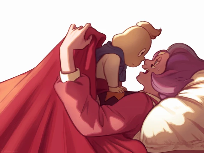 見つめあうのも素敵だけど、そろそろお昼寝しましょ?
#stevenuniversefanart 