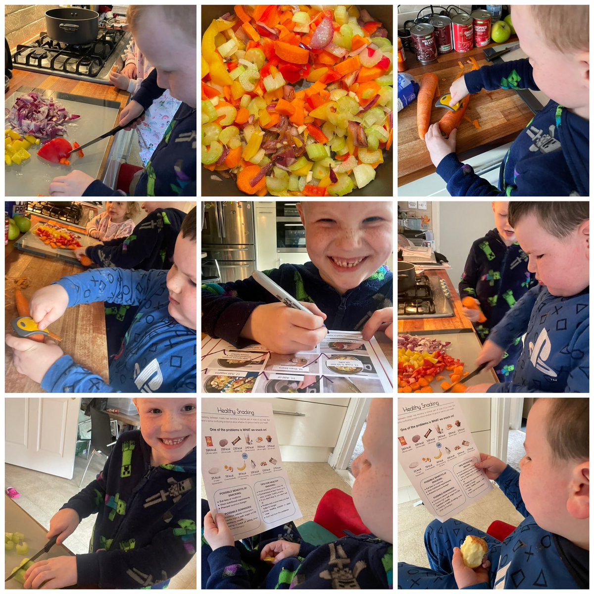 LZDevine's tweet photo. Thank you @eastfieldschool for our weekly food parcels and recipes.
The boys are developing their food prep skills and building on their knowledge of healthy eating and snacking through this Health and Wellbeing initiative. #FoodForThought #healthandwellbeing https://t.co/PhUQAlOadK