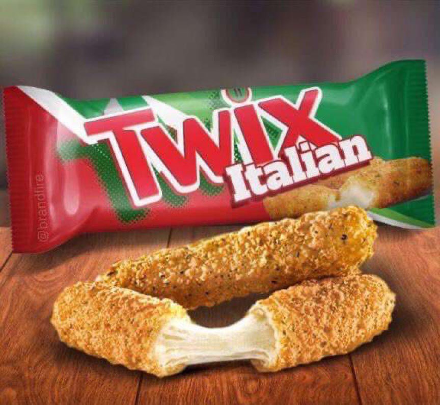 Our new Italian Twix range will be launching in all stores soon!

How excited are you on a scale of 1-Penne?