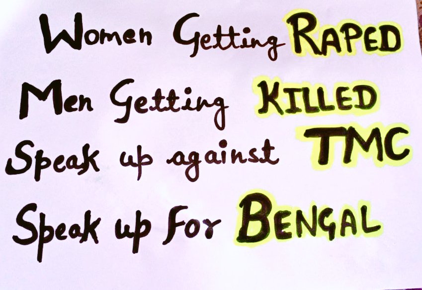 Kishanbhakrt's tweet image. Women getting #RAPED
Men getting #KILLED
Speak up Against #TMCTerror
Speak up for #BENGAL

#Black6thMayAtBengal

 
जय मां भारती 🚩
