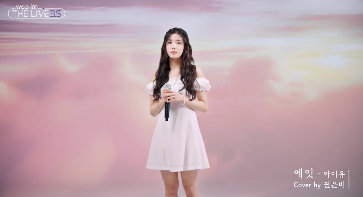 theseoulstory's tweet photo. Kwon Eun Bi releases a cover of ‘eight’ by IU 🌸 @woollim_ent 

🎬 Watch it here 👉 https://t.co/bvtDSpIVpq https://t.co/CeuHGxu705