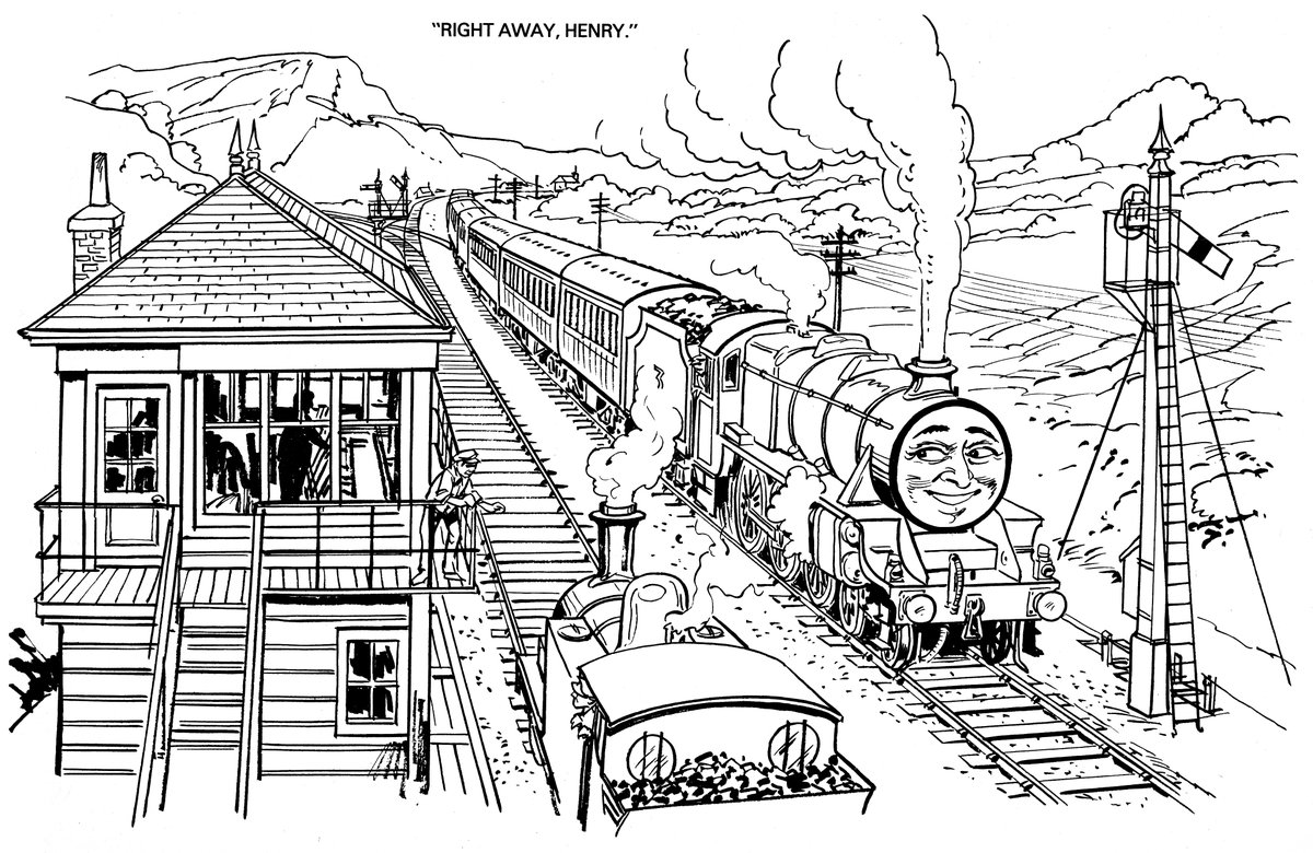 The contributions of Edgar Hodges have been doing the rounds lately so here's Awdry's FAMOUS ENGINES Colouring and activity book in full. Hope to see some colouring ins/recreations like those by dr. coffee & Nictrain123  https://www.deviantart.com/nictrain123/art/Portrait-of-a-Duke-776639075 (1/?)