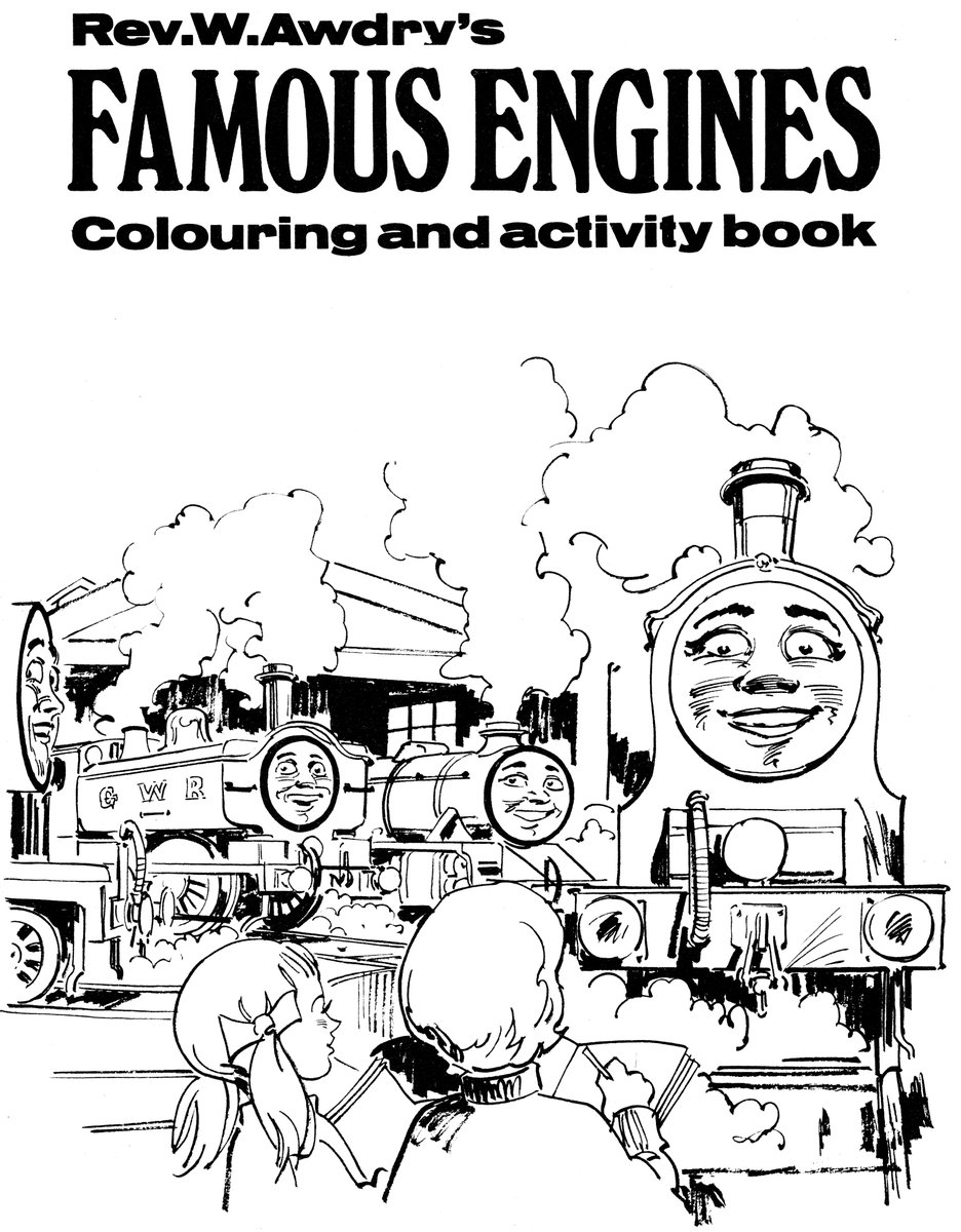 The contributions of Edgar Hodges have been doing the rounds lately so here's Awdry's FAMOUS ENGINES Colouring and activity book in full. Hope to see some colouring ins/recreations like those by dr. coffee & Nictrain123  https://www.deviantart.com/nictrain123/art/Portrait-of-a-Duke-776639075 (1/?)