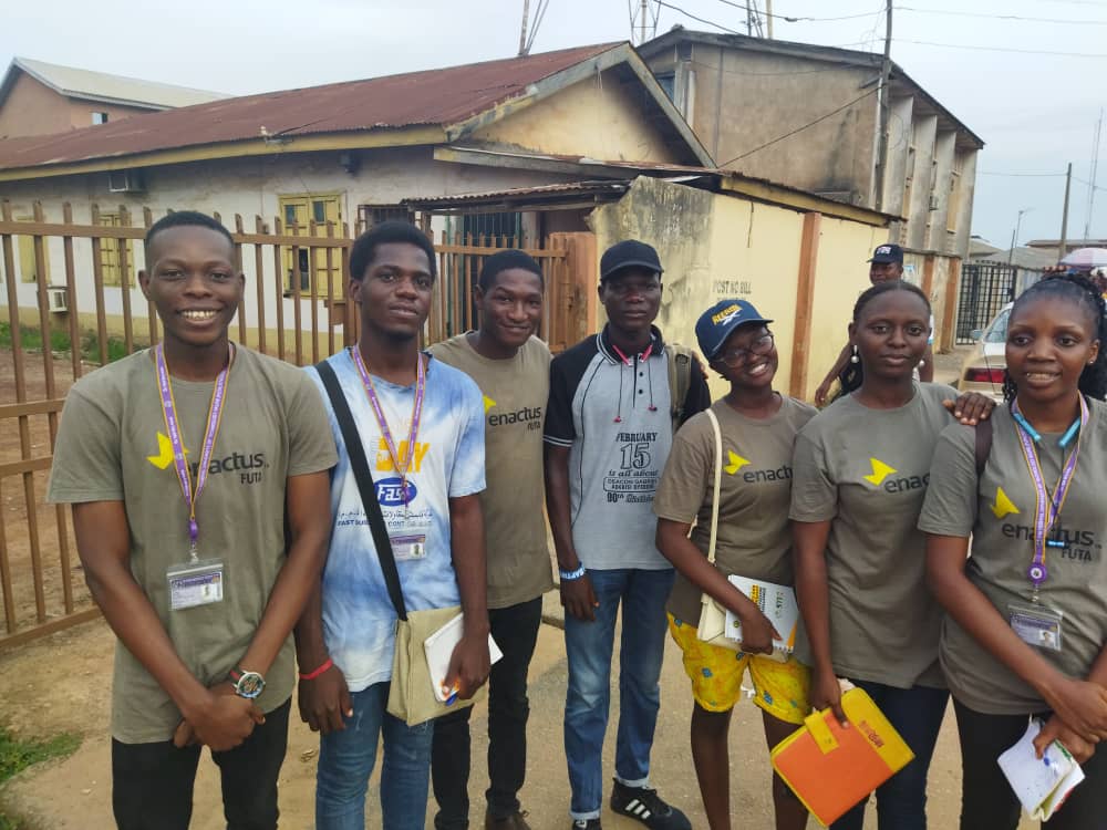EnactusFuta's tweet photo. Few days ago, @EnactusFuta conducted a survey exercise at Oja Oba Market for the development and betterment  of an ongoing project https://t.co/s2DMDtJRzU