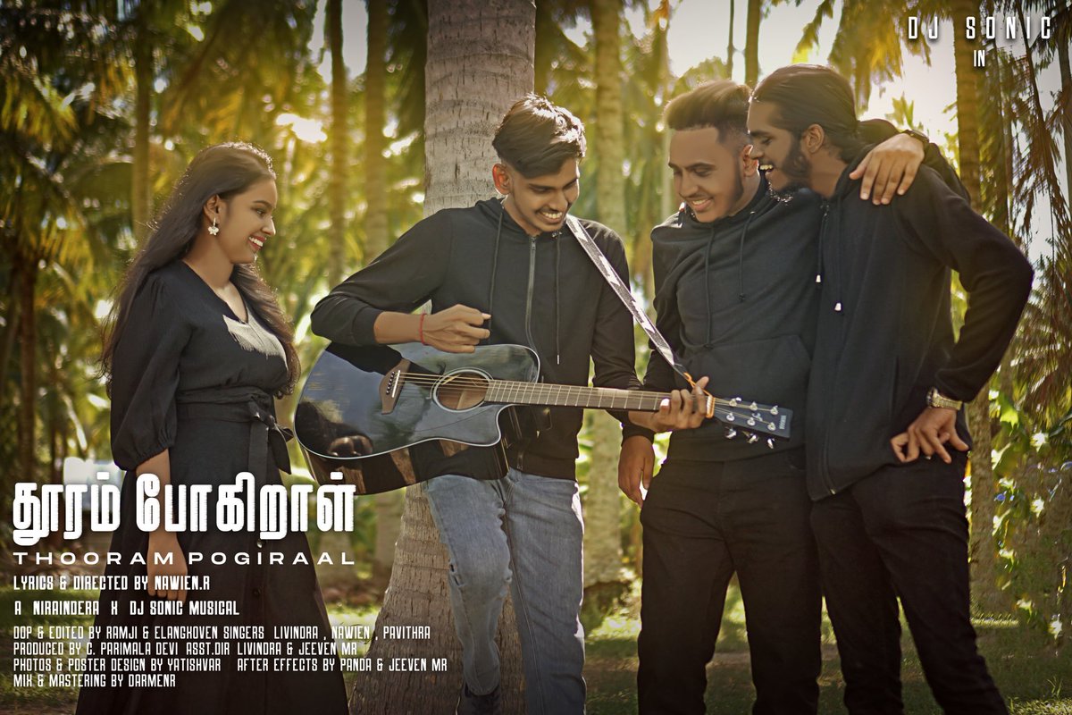 niraindera's tweet photo. "The more roles get in, the more adventure begins"
Proudly presenting you all the second look of THOORAM POGIRAAL❤️
#tp #thoorampogiraal #brokensong #musicvideo #secondlook #tamilindependentsong #2k21 #comingsoon #staytuned https://t.co/CIIRoEwnJ2