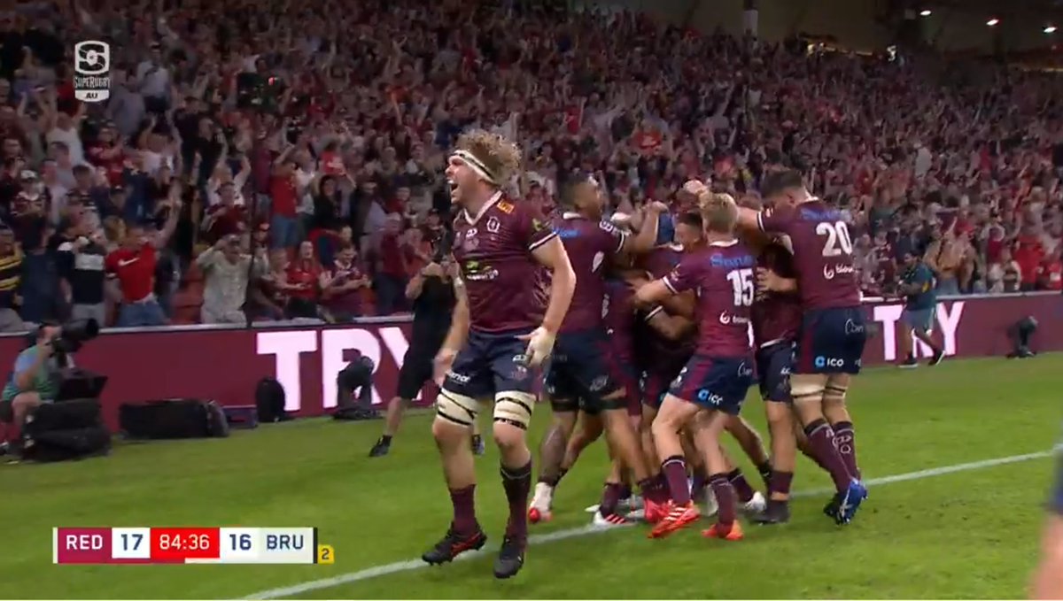 Reds win the #SuperRugbyAU Grand Final!!!
#REDvBRU