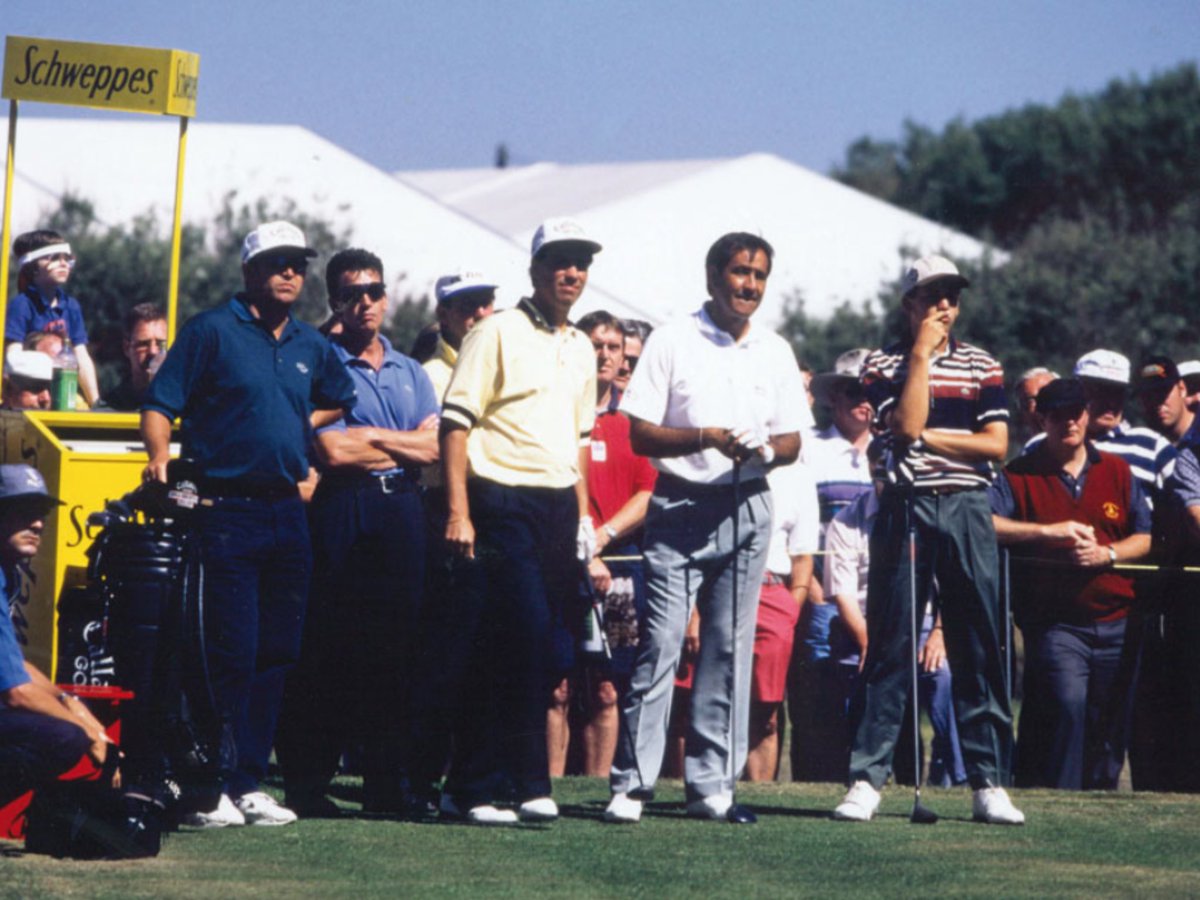 Hard to believe that it is now 10 years since we lost Seve. We were lucky  enough to have spent some time working with the great man at the 1996 Open at Lytham. On the tee with Seve and a young Sergio Garcia... https://t.co/9OFQCw4xjp