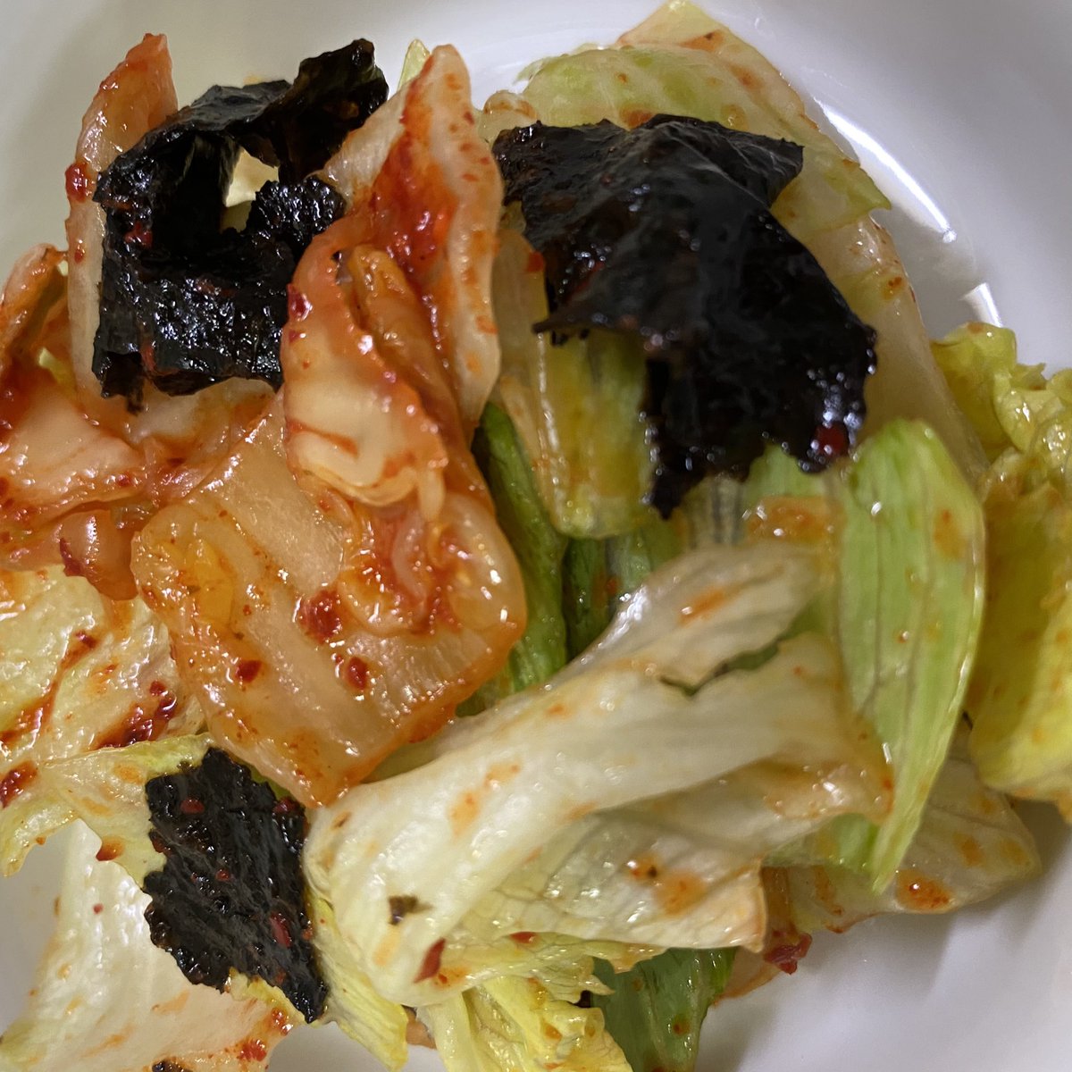 Junya Kudoh 日本テレビ 沸騰ワード10 タサン志麻さんのレシピから キムチレタス レタス 海苔をちぎり キムチと少量の胡麻油と和えるだけ やめられない止まらない なんぼでも食べられる タサン志麻さん 日本テレビ 沸騰ワード10 タサン志麻