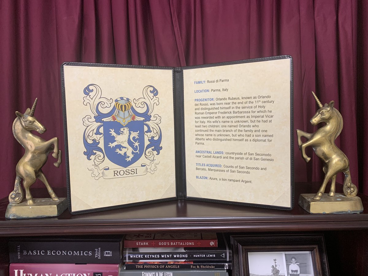 RHeraldry's tweet image. etsy.com/listing/101463…

Orlando Rubeus, known as Orlando del Rosso, was born near the end of the 11th century and distinguished himself in the service of Holy Roman Emperor Frederick Barbarossa for which he was rewarded with an appointment as Imperial Vicar for Italy.

#rossi