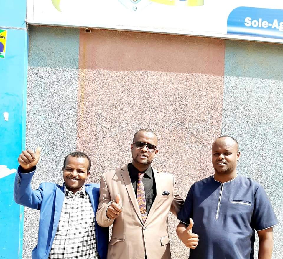 CPA_Horn's tweet photo. Today, Marodijex regional court released on bail the three arrested candidates, Qaasin Adan Saleeban, for WADANI Parliamentary candidate from Sool region, and Abdillahi Hirsi Hassan and Abdirahman Yusuf Ali for UCID local candidates from Berbera and Hargeisa Local Councils. https://t.co/UogSGT4Wgh