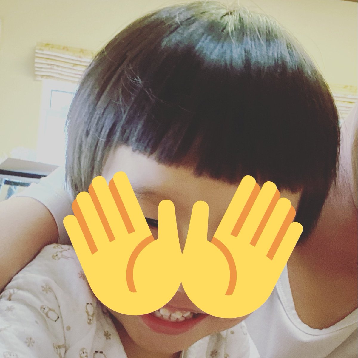 rin___49's tweet photo. 息子ちゃんの髪切りすぎたけどタラコのCMぽくて可愛いから見て https://t.co/yKBiUIZLHY