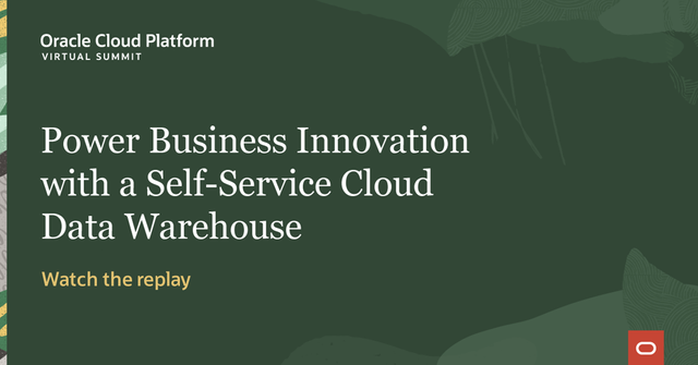 Watch our #OracleCloudSummit replay to see how Oracle Autonomous Data Warehouse enables line-of-business users to quickly move from loading #data to generating consistent results with self-service #BI tools of their choice. https://t.co/5evuyeSnAv https://t.co/m2JJWCLXaZ