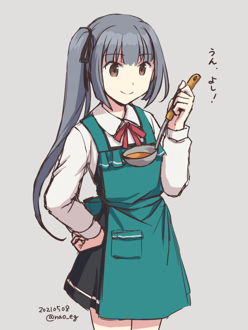 なんだかんだで料理を作ってくれる霞
#艦これ版深夜の真剣お絵描き60分一本勝負
#艦これ版真剣お絵描き60分一本勝負_20210508

久しぶりのワンドロです 