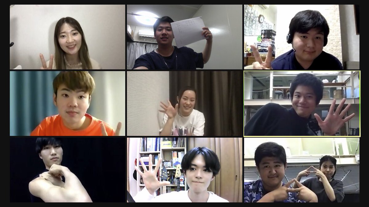 TRY_RRR's tweet photo. 【体験会開催】

こんにちはTRY-Rです。本日緊急事態宣言を受け、オンライン体験会を開催致しました。対面ではなかったものの5人の方が参加してくださり、脚本の読み合わせをしました！

また緊急事態宣言の延長を受け、今後も定期的にオンライン体験会を開催していきます！続報をチェックして下さい！ https://t.co/wyPjbeTJaS