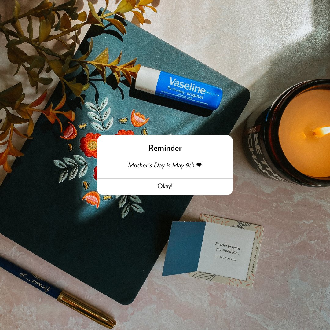 leelafoley's tweet image. Need a last minute Mother's Day idea? Put together a simple self-care package for mom. Pick up @VaselineBrand Lip Therapy at @meijer, find a candle, some flowers &amp;amp; a cute notebook. Write a note &amp;amp; tell her how much she means to you. #VaselinePartner   actv.at/dmT/