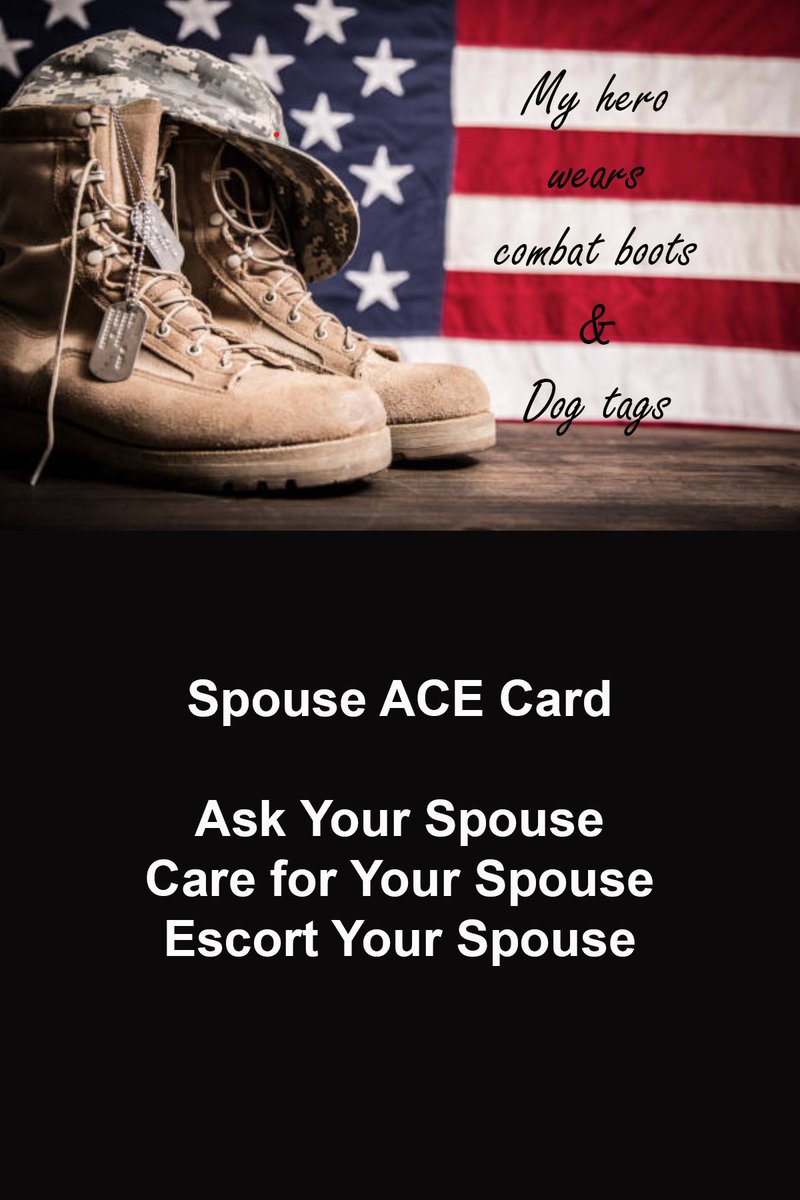 27/ EOD, Veteran & spouse ACE Cards: