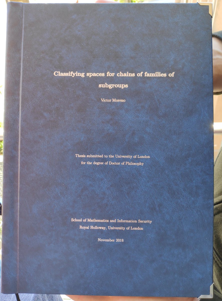 PenguinLemma's tweet photo. Example of how depression was keeping me from celebrating my own success (or any type of good thing) for the past years:

Two and a half years after I finished my PhD, I finally got my thesis nicely printed https://t.co/IM7MXVOJta
