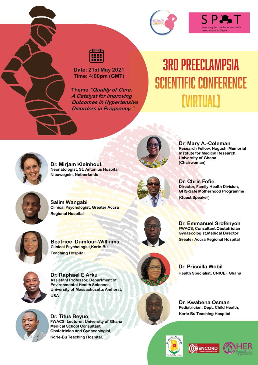 apec_gh's tweet photo. Registration is still open for APECGH's 3rd Preeclampsia Scientific Conference. It will be taking place on May 21, 2021 at 4pm. Register by following the link 
https://t.co/fXjXkXafnG

#preeclampsiaawareness #QualityofCare #HDPOutcomes
#BeyondPregnancy https://t.co/gtCtYUgvgI