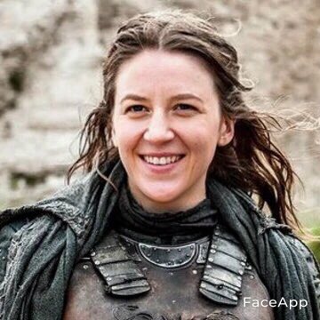 thread of game of thrones characters smiling using faceapp