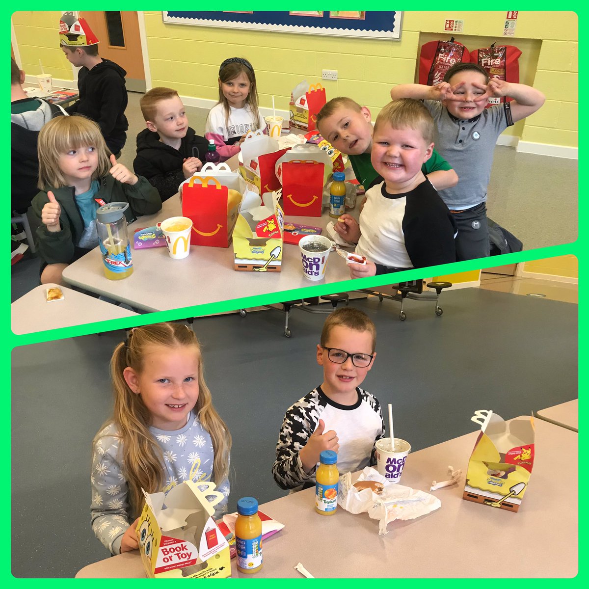 StDavids4's tweet photo. Well done to all the girls and boys from Whiterigg our winning house for the term! Lots of smiling faces as they enjoyed their treat 🌟💚😃 Thanks to all the staff who made it possible 👏🏼👏🏼 #housereward #teamstdavids https://t.co/U8zRyYPC1s