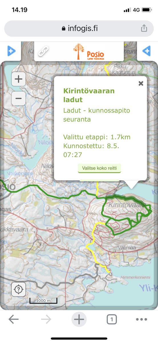 Ei vielä pääse rakentamaan @Fin5_2020 rastipukkeja... #suunnistus #fin5 #posio #kuusamo #pospy #kev