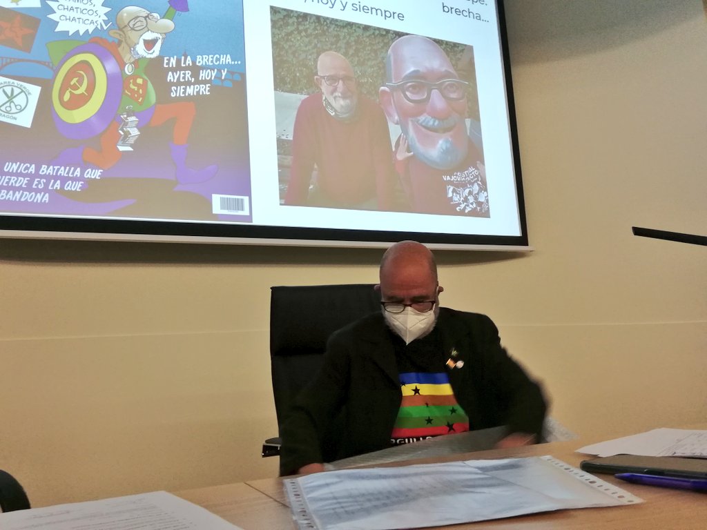 feccooaragon's tweet photo. Homenaje a #PepePolo. Histórico sindicalista y activista social que pasa a la jubilación, #PeroPoco. Contamos con tu apoyo desde #Teruel.
#9CongresoFECCOOAragon
#NuevosRetosEducativos https://t.co/bKMfsijkyV