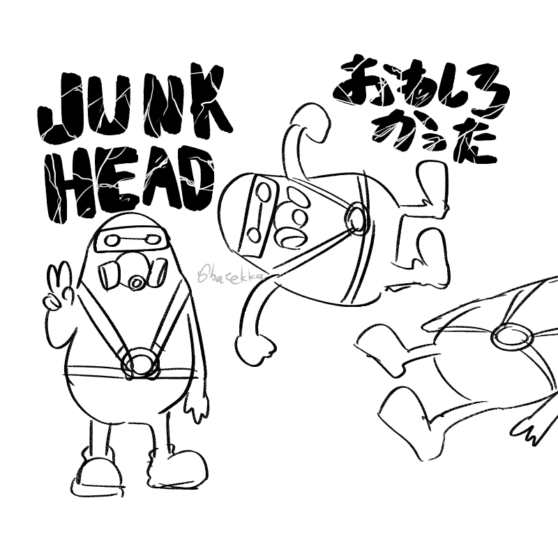 実は見ました #ジャンクヘッド 。面白かった!
#JUNKHEAD #JUNKHEADファンアート 
3バカは絶対人気キャラ。 