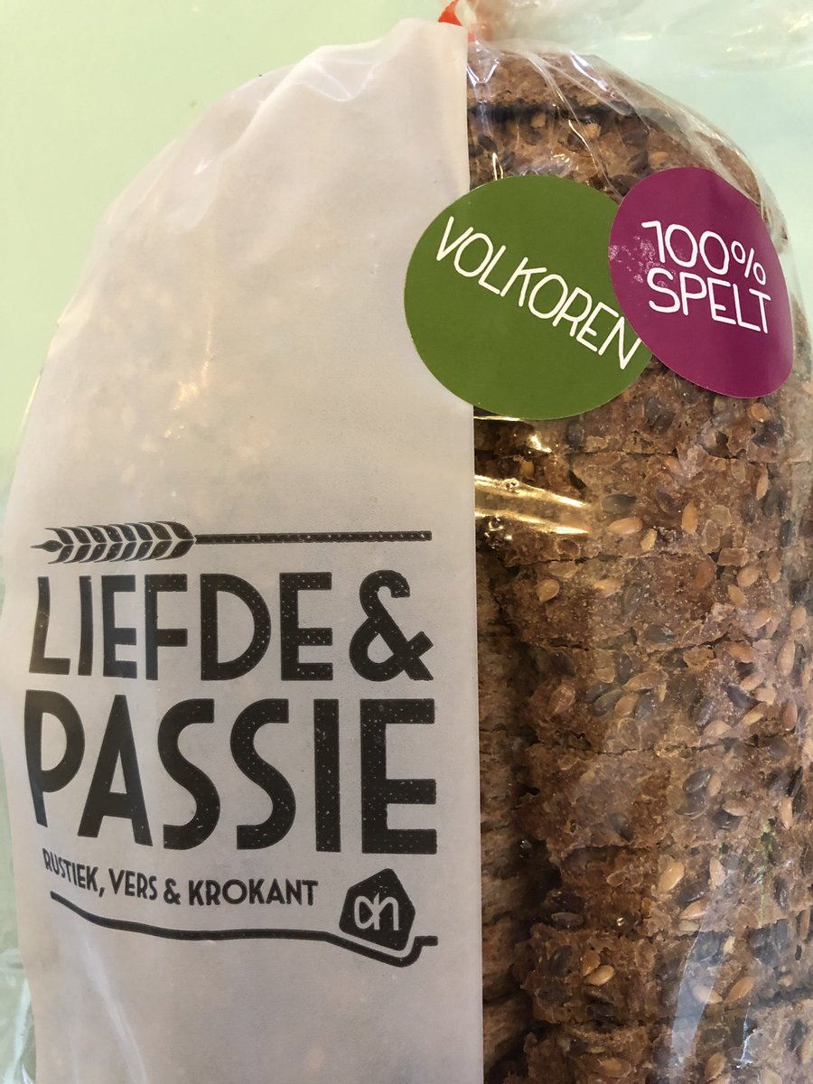 Heel bijzonder brood gekocht bij Appie. 100% Spelt. De rest is volkoren.