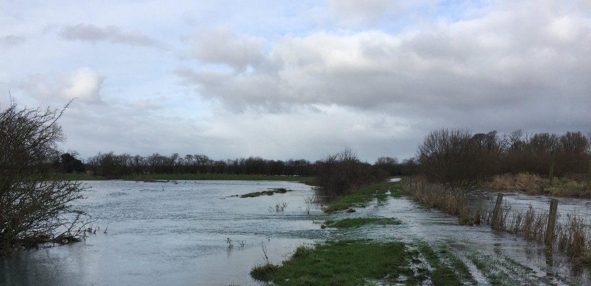 As Im sure you know, we are in an area of high flood risk. The land along this river is a flood plain, if it is allowed to be. This keeps your living room and shops dry during periods of flooding.